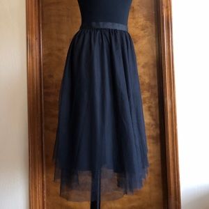 Isaac Mizrahi // Black Tulle Skirt